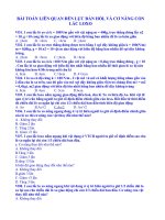 Một số bài toán liên quan đến lực đàn hồi