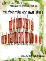 LOÀI VẬT SỐNG Ở ĐÂU