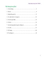 Ngữ pháp trọng tâm ôn thi TOEIC