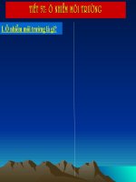 Tiết 57: ô nhiễm môi trường hay