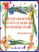 tiết 15 ĐI cấy- nhạc cụ dân tộc