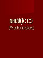 nhược cơ - chẩn đoán, điều trị