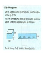 Bài 19.Dien tich xung quanh va dien tich toan phan cua hinh hop chu nhat