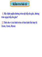 độ dài đường tròn, cung tròn