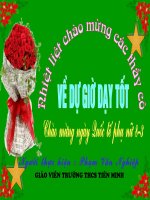 Tiết 61 : Bất phương trình bậc nhất một ẩn