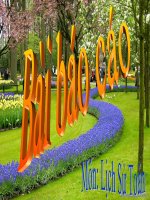 Chương 3:Toán học cao cấp cổ điển