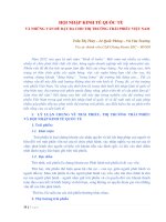 báo cáo hội nhập kinh tế quốc tế và những vấn đề đặt ra cho thị trường trái phiếu việt nam