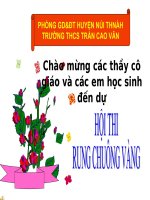 Rung chuông vàng khối 6