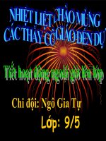 Chủ đề tháng 11 : Tôn sư trọng đạo