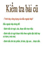 tiet 59:on luyen ve dau cau  lop 8