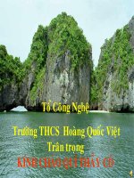 BÀI 16: VỆ SINH AN TOÀN THỰC PHẨM