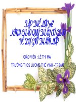 TIẾT 53: CT NGHIỆM CỦA PT BẬC HAI-GIÁO ÁN THAO GIẢNG