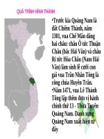 văn hóa ẩm thực quảng nam