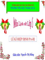 Lễ kí Hiệp định Pari(LS5)