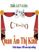 Tiết 117-118:Quan Âm Thị Kính
