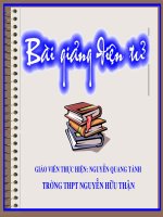 Tiêt 30: PHƯƠNG TRÌNH TỔNG QUÁT CỦA ĐƯỜNG THẲNG