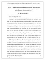 sáng kiến kinh nghiệm một số biện pháp nhằm nâng cao chất lượng học tập môn âm nhạc cho hs lớp 5