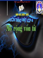 LTVC: Mở rộng vốn từ dũng cảm lớp 4