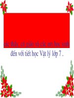 Ôn tập giữa kì II Vật lí 7