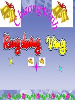 RUNG CHUÔNG VÀNG - LỚP 5 - CHÀO MỪNG NĂM 2010