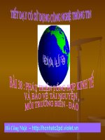 Địa 9-Phát triển tổng hợp TN Biển