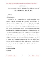 sáng kiến kinh nghiệm kinh nghiệmgiải bài toán tìm x trong đẳng thức chứa dấu giá trị tuyệt đối lớp 7