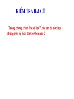 ôn tập cuối năm đại số tiét 1