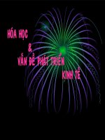 hoa hoc va van de phat trien kinh te