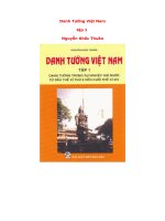 danh tướng việt nam
