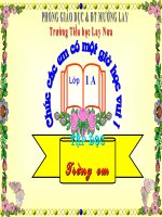 Tập đọc: Trường em lớp 1