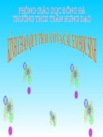 TC ba đường trung tuyến của tam giác