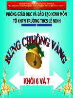 Ngoại khóa Rung chuông vàng KHTN