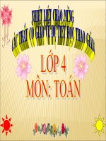 Toán 4 - Tìm 2 số khi biết hiệu và tỷ số của hai số đó