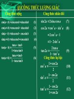 bài 3.Chương 6.công thức lượng giác