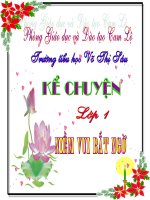 Kể chuyện: Niềm vui bất ngờ