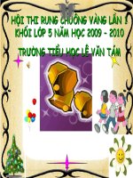 Rung chuông vàng lần 1