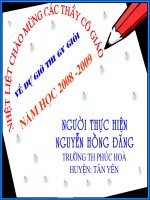Âm nhạc - Tiết 15 - Học bài hát tự chọn