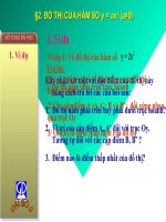 Đồ thị hàm số y= ax2