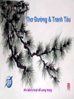 Thơ Đường và tranh