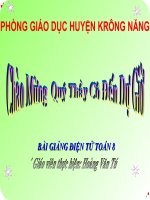 Tiết 59, đại số 8 : Luyện tập