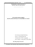 skkn Phương pháp giảng dạy các mạch điện tử cơ bản