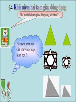 KHAI NIEM TAM GIAC DONG DANG