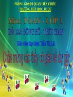 Tiết 122: Đồng hồ. Thời gian