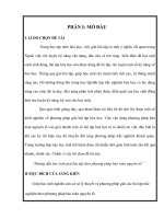 sáng kiến kinh nghiệm hướng dẫn học sinh giải bài tập theo phương pháp bảo toàn trường THPT số 1 bắc hà