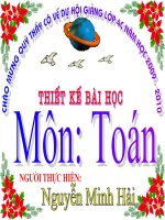 TOAN : PHEP TRU PHAN SO (T2)