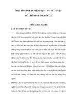 skkn một số kinh nghiệm dạy thơ tứ tuyệt hồ chí minh ở khối 7, 8