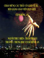 Bai cau tran thuat don co tu la