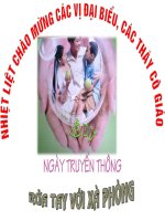 Truyên thông Rửa tay với xà phòng