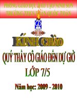 Quan hệ giữa cạnh và góc ...