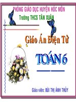 Bài : Thứ tự trong tập hợp Z
